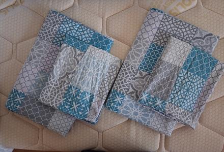 Krepove obliečky na periny na 2 postele, šírka (cm): 140,dĺžka (cm): 200