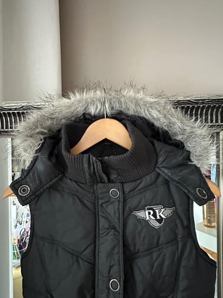 Prechodná vrchna vesta s kapucňou  s/m, s