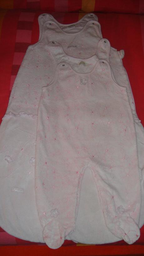 Dievčenský vak + dupačky, 74