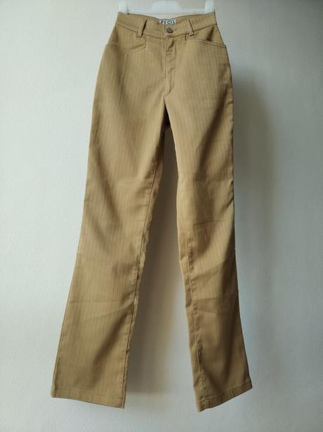 Pieskovo žlté nohavice, s.oliver,xs