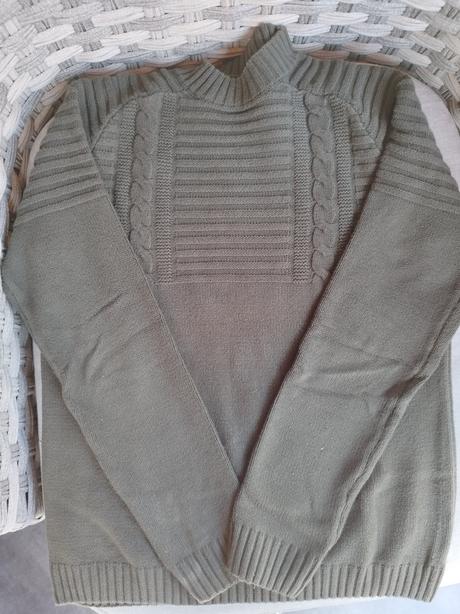 Tmavozelený poľovnícky pulóver, reserved,s