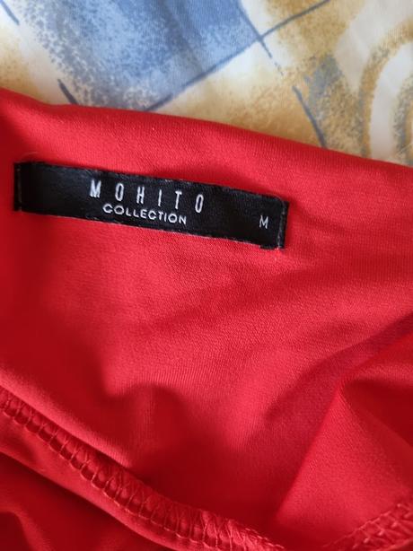 Červený elastický top mohito m, mohito,m