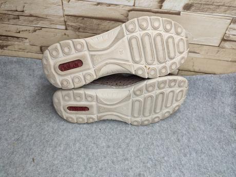 Rieker 36 - dámske kožené dierkované topánky, rieker,36