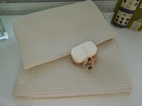 Vaflová bavlna - uteráky-140 x 70 cm, nové, 