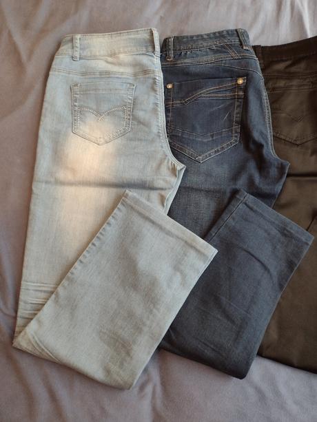 Svetlomodré a tmavomodré rifle., xl