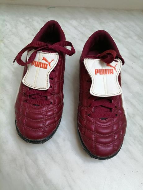 Kopačky pre chlapcov, bordove puma vel. 36, puma,36