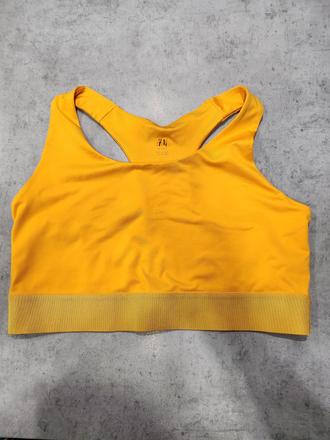 Oranžová športová podprsenka, h&m,xl