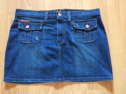 Originál cool rifľová suknička zn. d&g, m