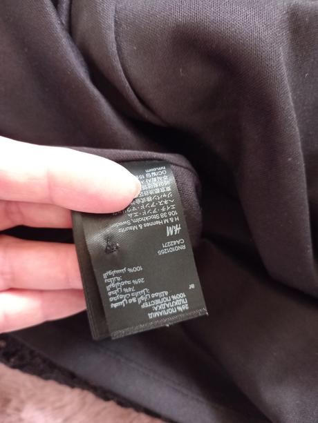 36 čipkované saty, h&m,36
