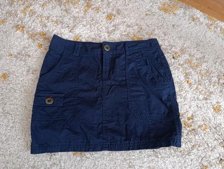 Tmavomodrá mini sukňa - xs, xs