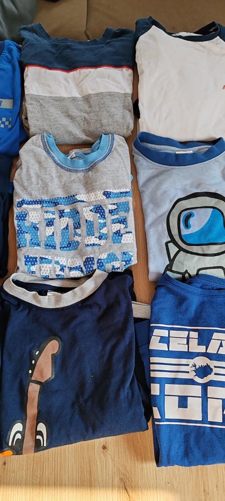 9x pyžamo vrchný diel, 140