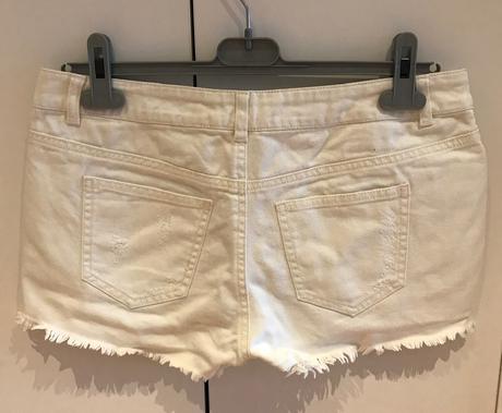 Biele šortky, vero moda,38