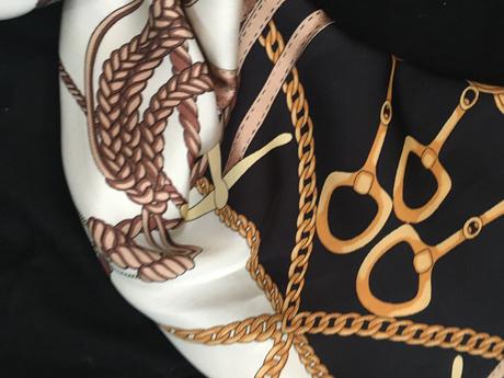 Bluzka s efektom šatky z londýna, l