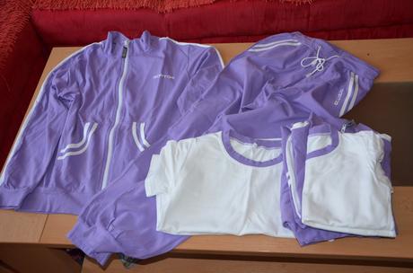 Teplákové súpravy modelko fialové - v.140,146, 140
