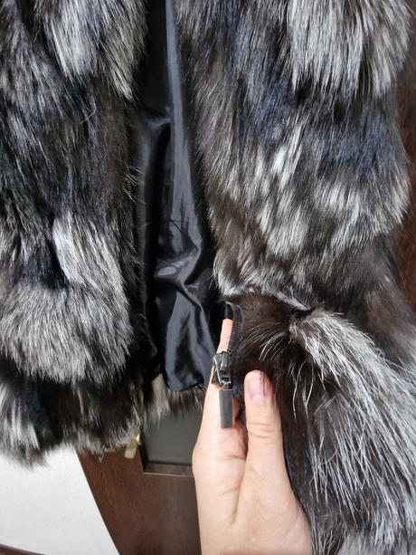 Pravá kožušinova vesta, líška, s