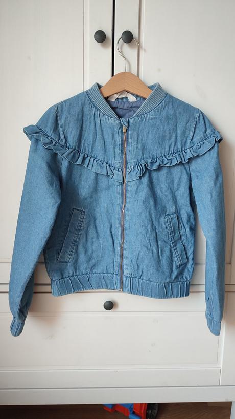 Rifľová prechodná bunda, h&m,128