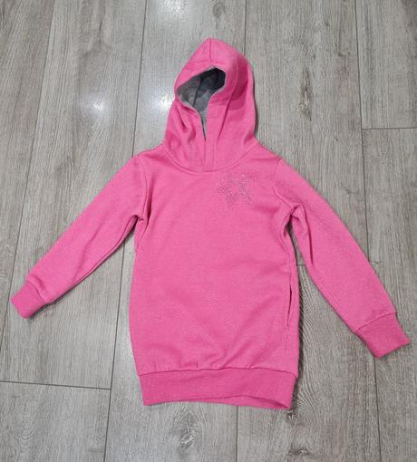 Predĺžená teplá mikina, lewro,128