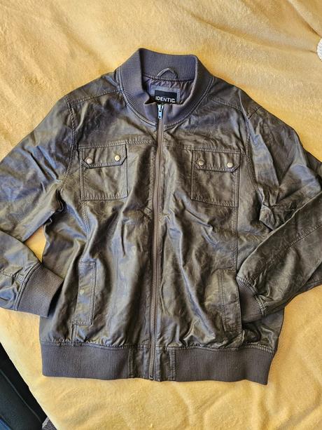 Koženková pánska bunda identic, xxl