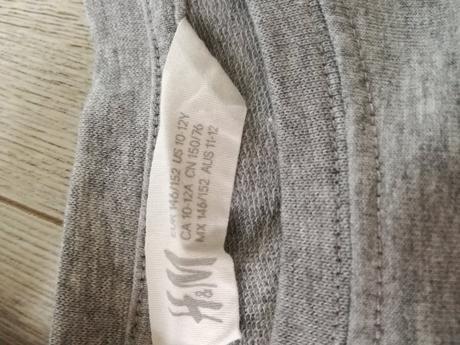 Mikina bez kapucne, h&m,152