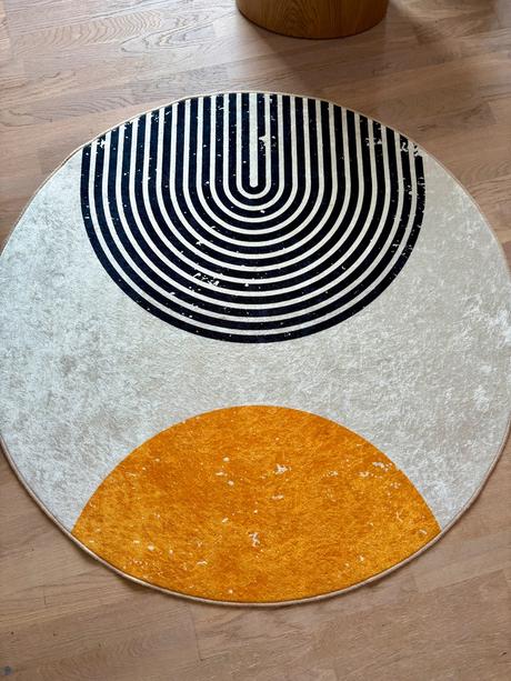 Okrúhly koberec, priemer 100 cm, 