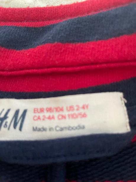 Teplakove sako, h&m,104