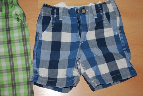3x kárované kraťasy, v.104/110, gap,104