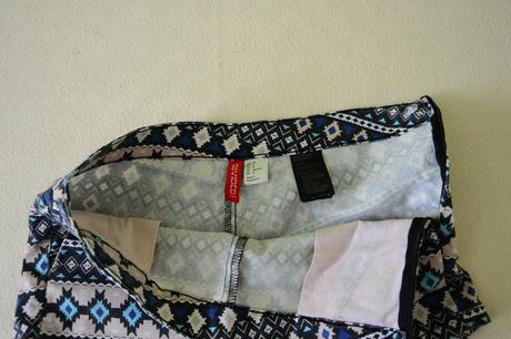 Kraťasy vzorované, h&m,38