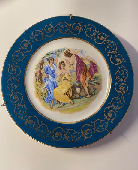 Vintage porcelánový talíř, 