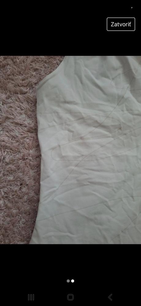 Biele vintage šaty, m