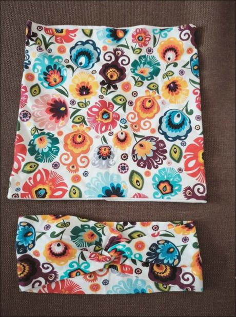 Bavlnená čelenka a nákrčnik, m