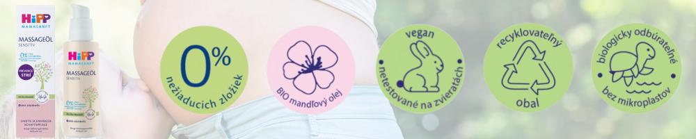 Masážny olej na strie HiPP