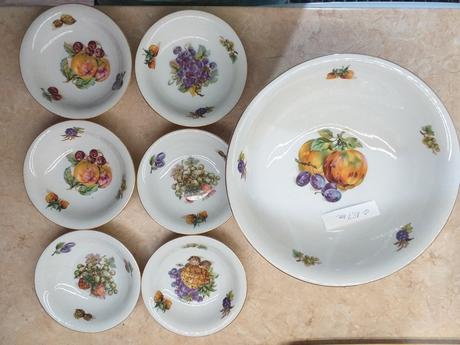 Kompótová súprava bohemia,