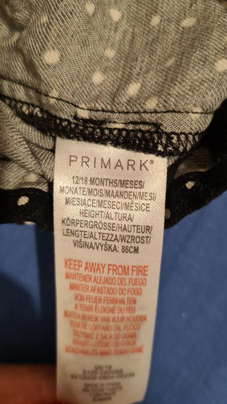 Šaty s kožušinou, primark,86