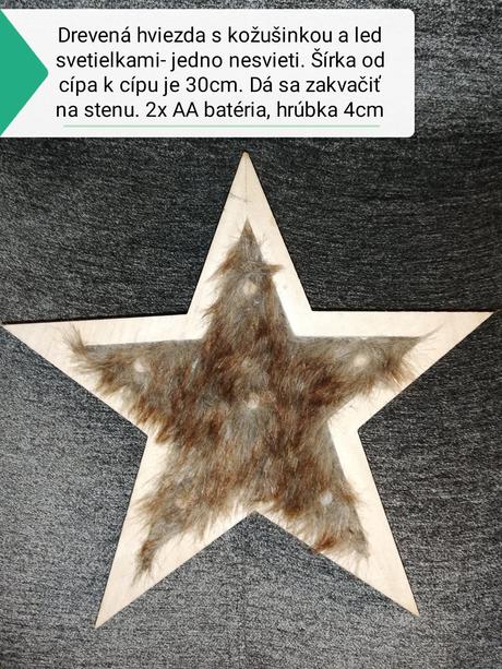 Vianočná hviezda s led, 