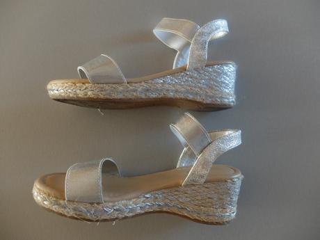 Strieborné sandále 32, 32