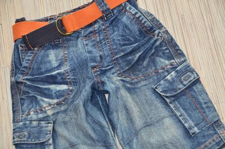 Riflové kraťasy s opaskom, next,98