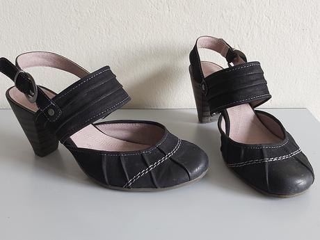 Čierne sandalky, baťa,37