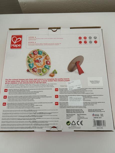 Hape nove detske puzzle hodiny od 36 mesiacov, 