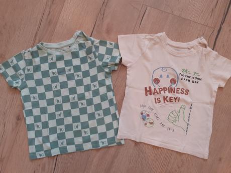 2x tričko, fox & bunny,92