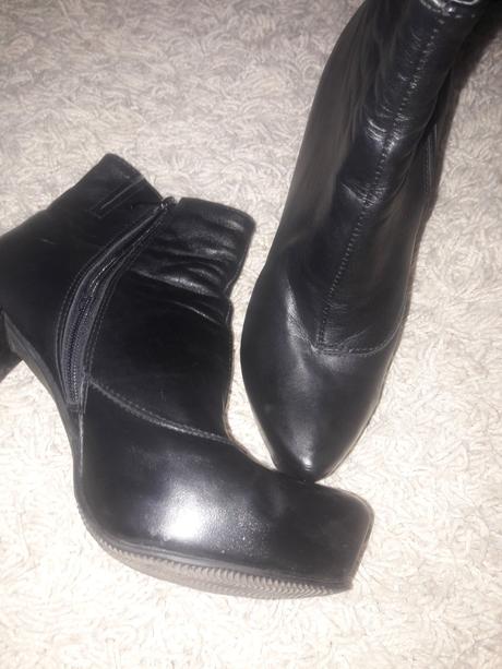 Kožené kotníkové čižmy, 39