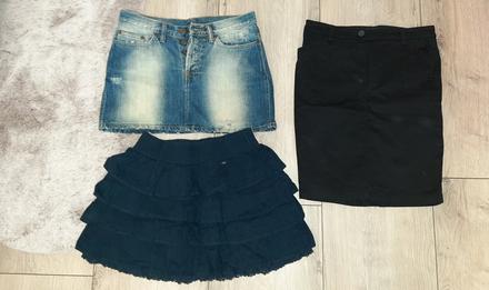 Set 3 minisukní hollister s/m, hollister,s
