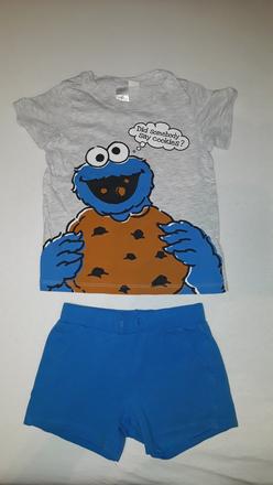 Letna suprava h&m 92 sesame street- top stav, h&m,92