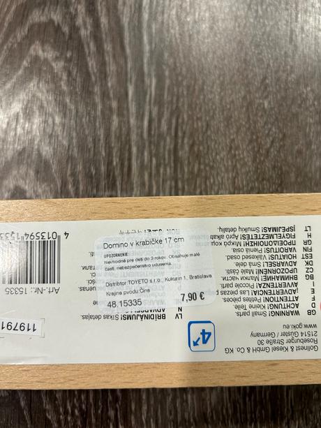 Goki domino v krabičke,