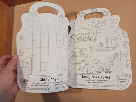 My awesome sticker activity bag,