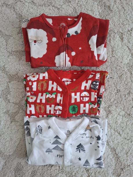 Vianočné oblečenie pre novorodenca, 50