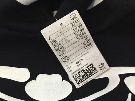 Teplakova suprava kostra, h&m,98 - 128