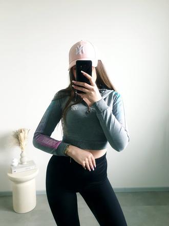Siksilk crop mikina xs, xs