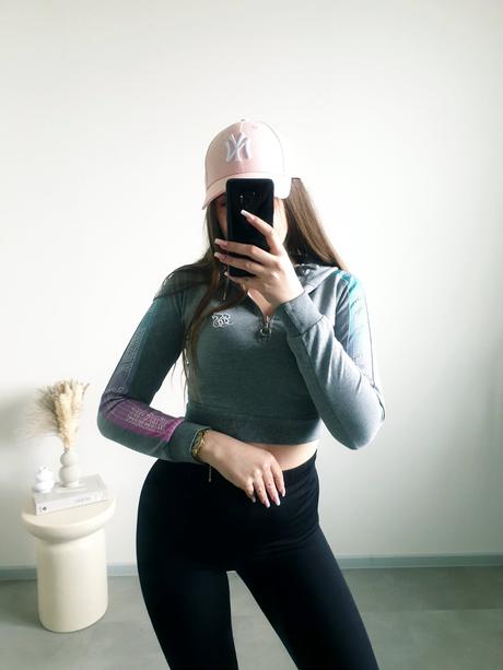 Siksilk crop mikina xs, xs