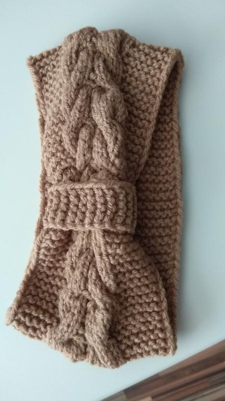 Predám štrikovanú čelenku, 