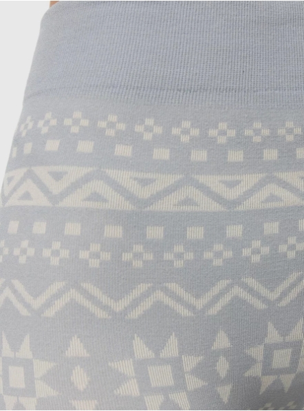 Zateplené legíny, vzorované, 40 / 42 / l / m